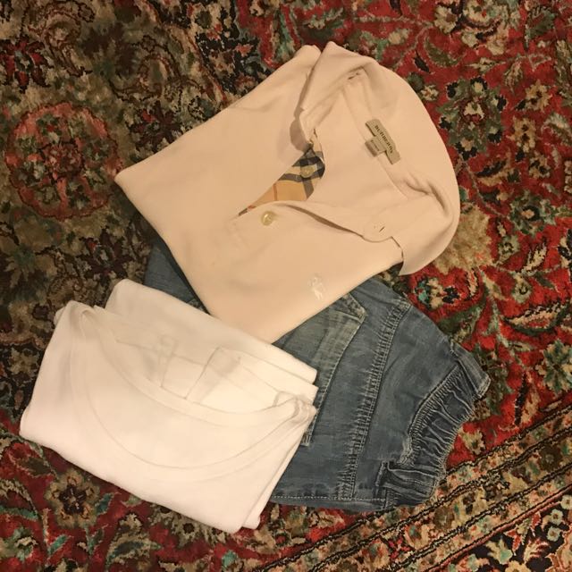Burberry jeans kids yellow clearance