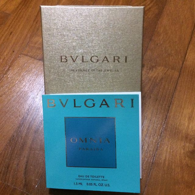Bvlgari Omnia Paraiba Eau De Toilette Perfume 15ml
