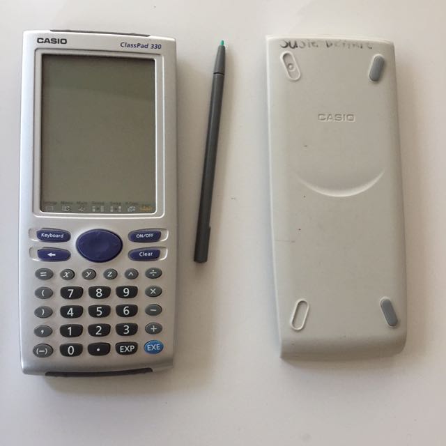 Casio ClassPad 330 PLUS with a few other tools and toys. : r/calculators