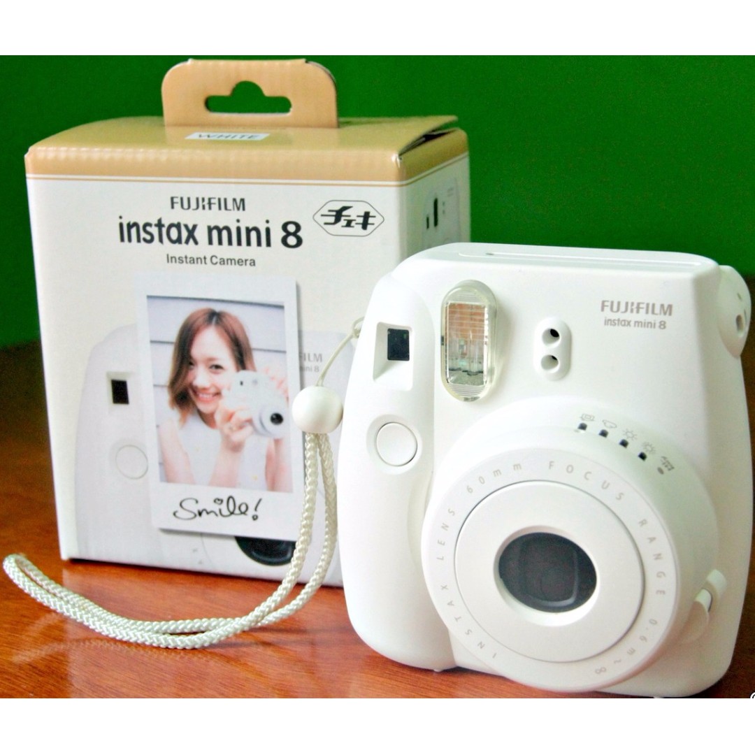 Fujifilm Instax Mini 8 White Instax Refill 1 Pack Full Fotografi Di Carousell