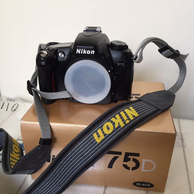 Reduced Nikon Film Camera F75D+ Mb18 Battery Pack, Photography