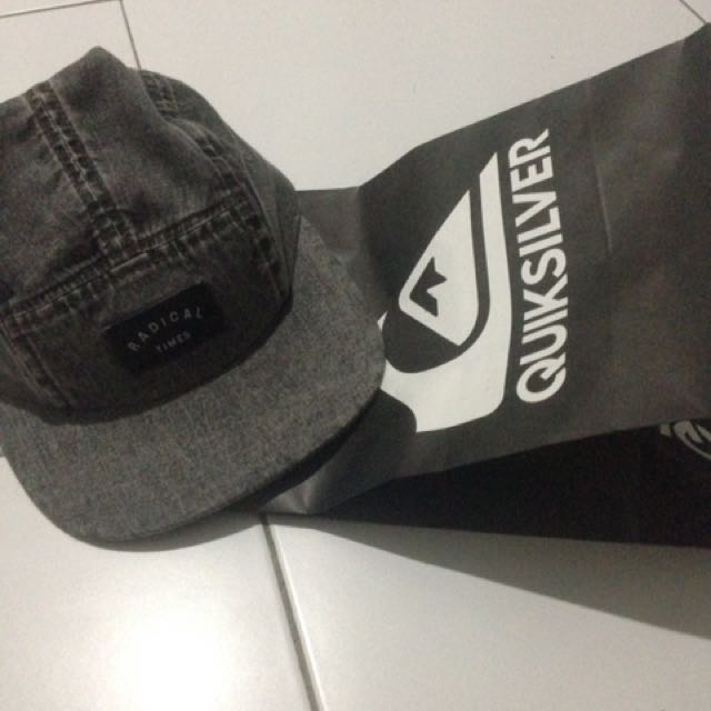 Quiksilver 5 Panel Cap, Men's Fashion 