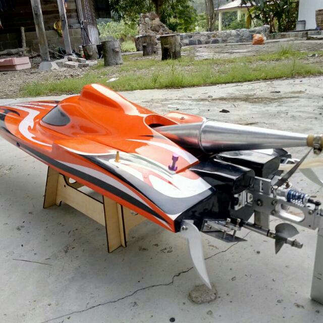 petrol rc boat