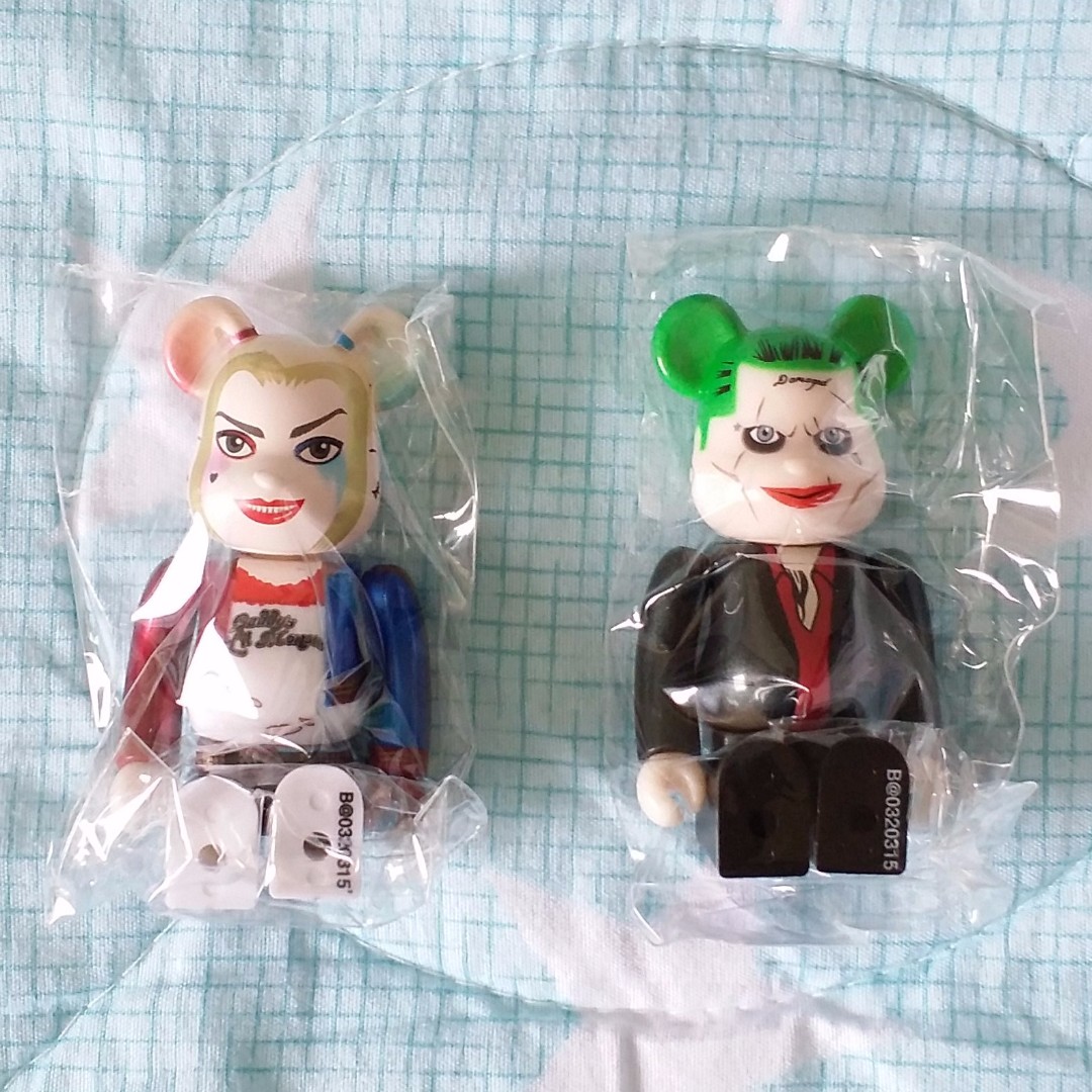 Bearbrick S32 Suicide Squad 32 Villain Secret be@rbrick 100% Joker & Harley set 