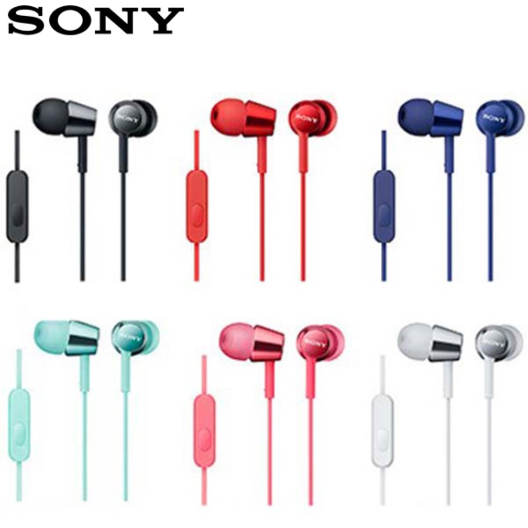 Sony MDR EX150AP In Ear Earphone with Mic Audio Headphones