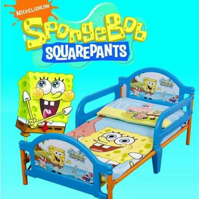 Spongebob Toddler Bed Home Furniture Furniture Fixtures Beds Mattresses On Carousell