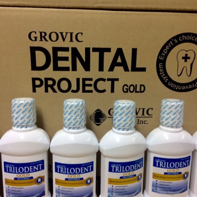 TRILODENT GOLD MOUTHWASH, Beauty & Personal Care, Oral Care on Carousell