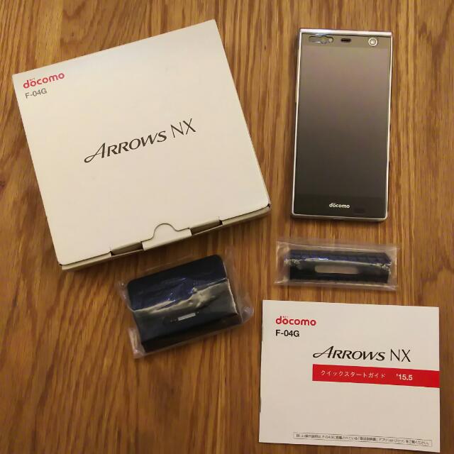 Very Rare Docomo Fujitsu Arrows NX F04G Iris Scan Smart Phone