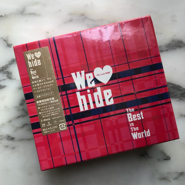 We hide The Best in The World &CLIPS セット We Love hide ～The Best in The World～＜通常価格盤＞/hide