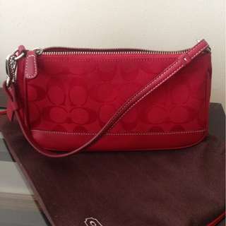 Red Coach Purse