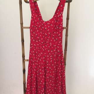 Red Camisole Dress