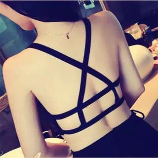 PO | Cross Back Cage Bralet