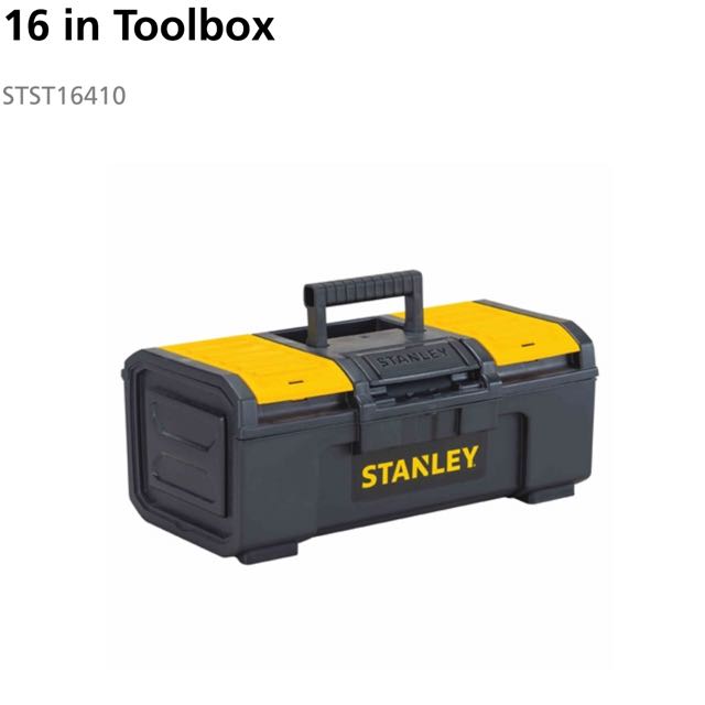 16 Stanley One Touch Toolbox, Car Accessories on Carousell
