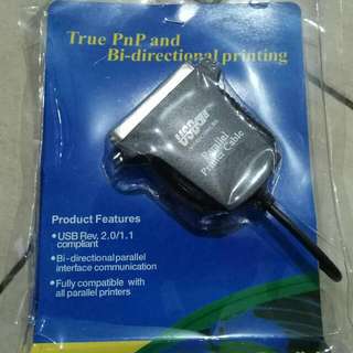 Kabel USB Rp Paralel Untuk Printer