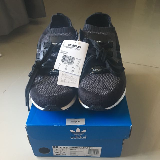 Adidas EQT Support Ultra Core Black Men s Fashion Footwear