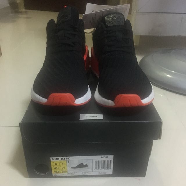 Adidas NMD R2 Core Black Red \