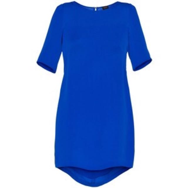 Aritzia T Babaton Teal Mason Silk Shift Dress Women S Fashion Clothes On Carousell T babaton 100% silk tunic blouse teal blue with floral print m medium. carousell