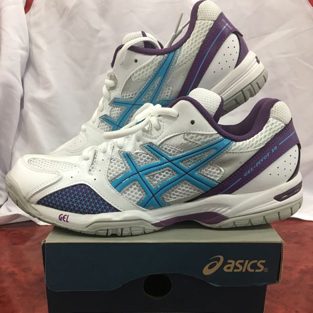 Asics gel pivot 10 netball trainers discount