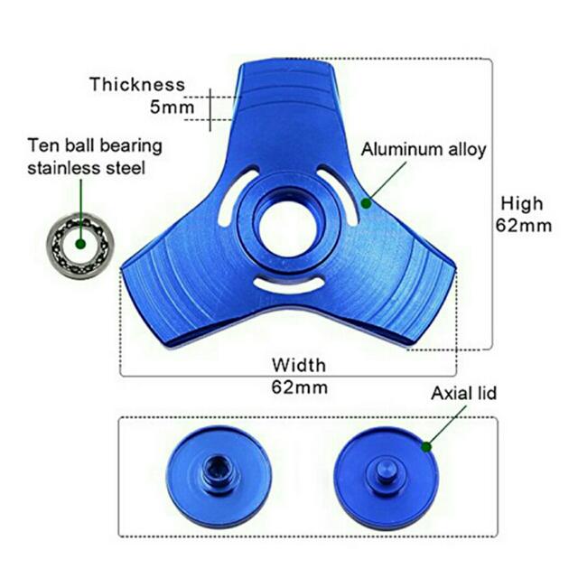 Mini Hand Spinner Fidget High Quality - Aluminum Alloy - Bearing