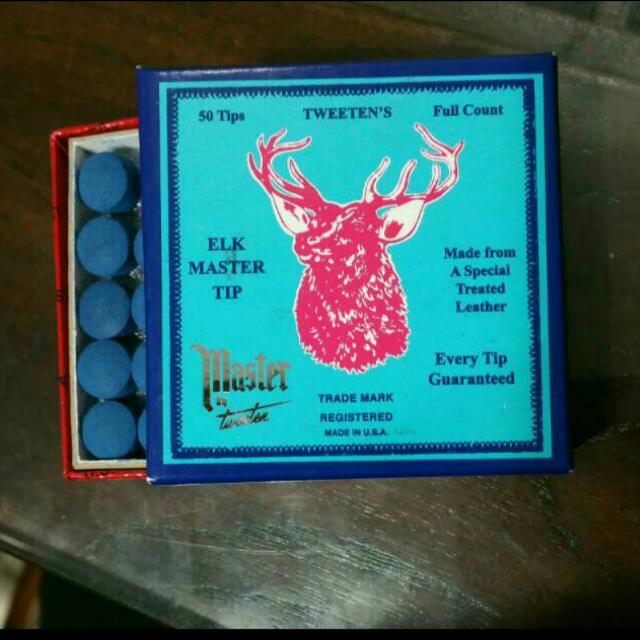 Elk Master 10mm Leather Cue Tips(can Be Used For 9mm Cue Tips Also) For