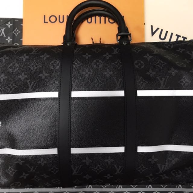 Louis Vuitton, Bags, 244 Louis Vuitton Keepall 45cm Bandouliere Travel  Carry On Luggage Monogram