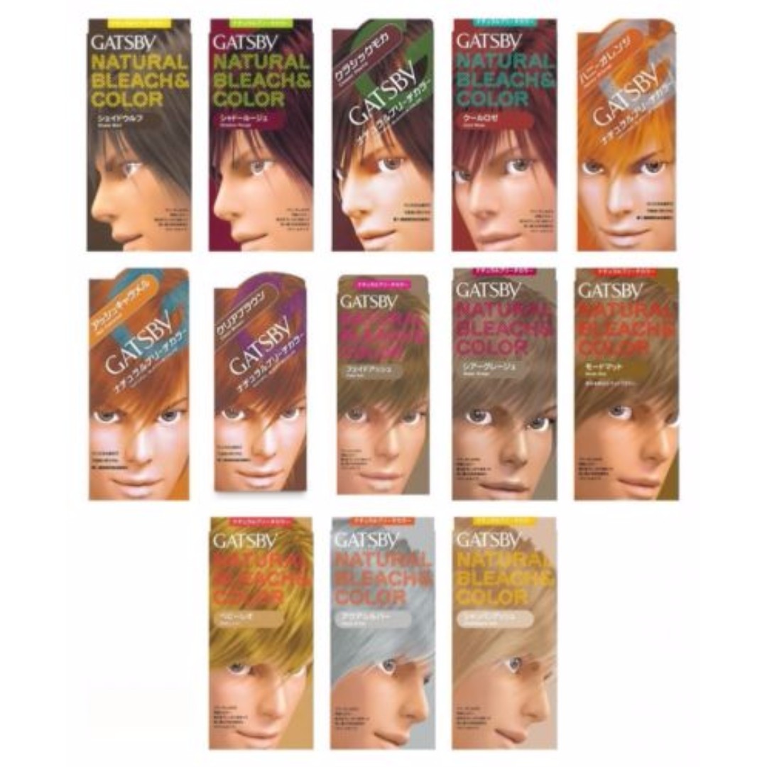 Gatsby Diy Hair Color Dye Bleach Hair Remake Spray Coloring Series
