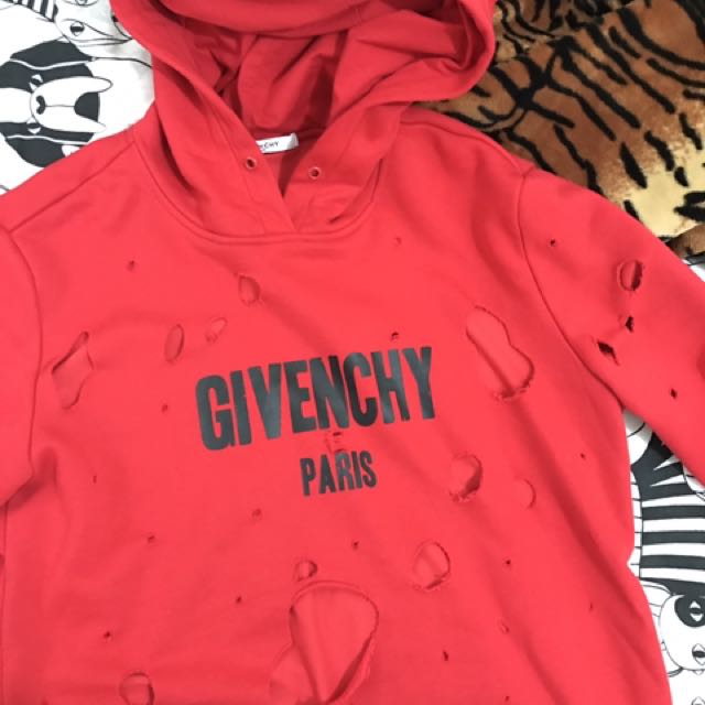 ripped givenchy hoodie