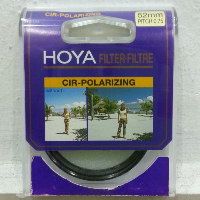 HOYA 52mm Circular Polarizing Glass Filter, Photography, Lens & Kits on