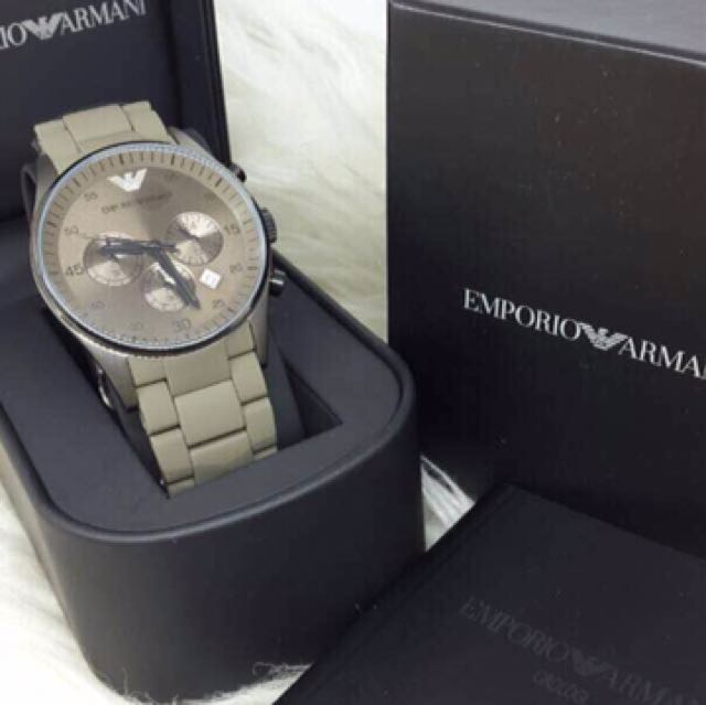 Jam Tangan Pria Emporio Armani Original Ar5950 Olshop Fashion Olshop Pria Di Carousell
