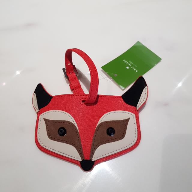 fox luggage tag