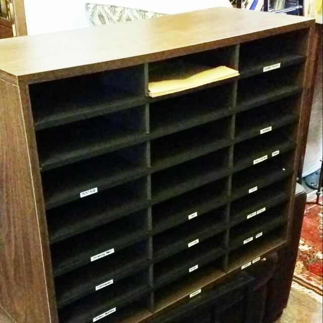 Pigeon Hole Cabinet Great For Office