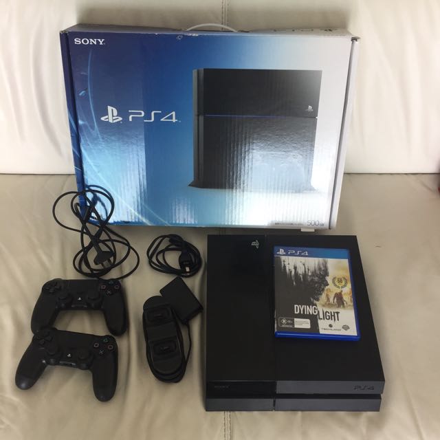 PlayStation 4 + Dock Station For 2 GamePad + Game, TV & Home Appliances, TV & Entertainment, TV