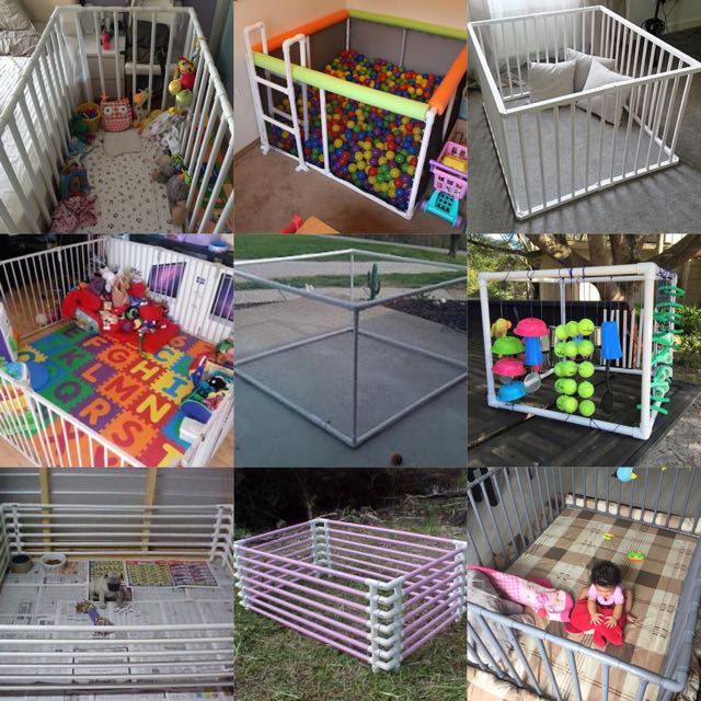 homemade playpen for babies