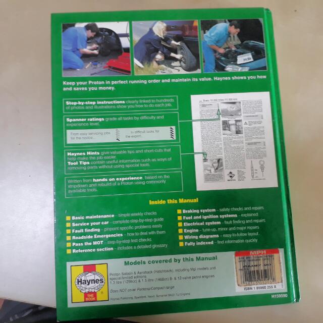 Proton Iswara Service & Repair Manual, Hobbies & Toys, Books & Magazines, Textbooks on Carousell