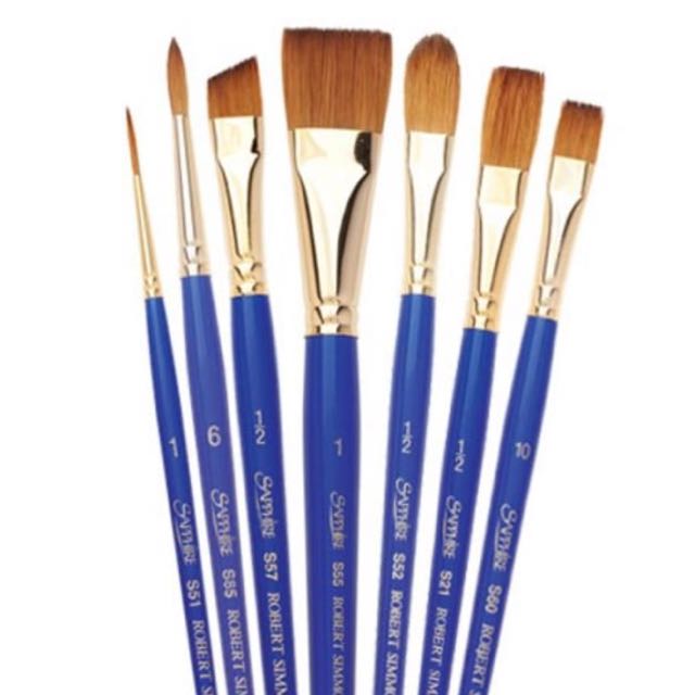 Robert Simmons Paint Brushes Sapphire Series Design Craft