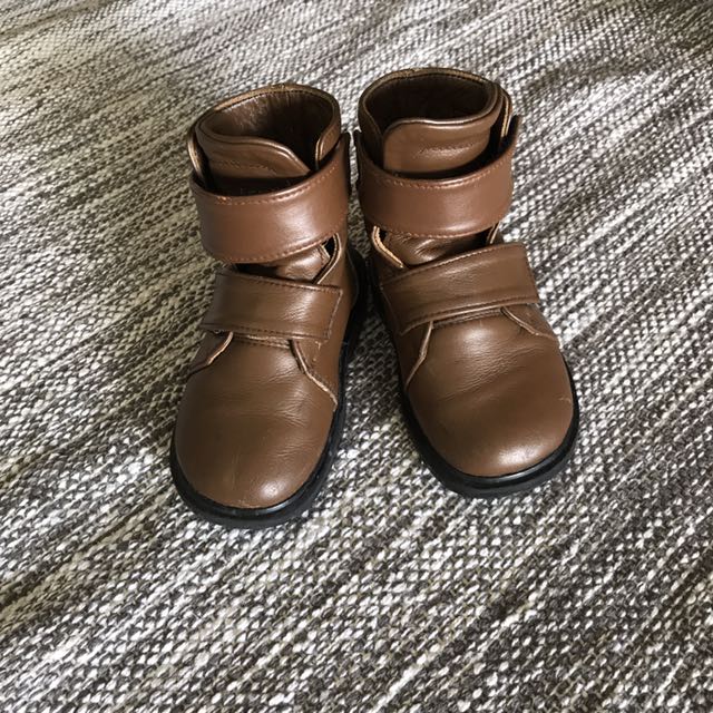 soft leather booties for babies