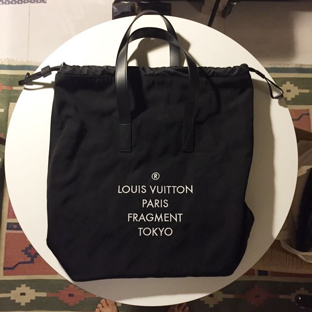 Louis Vuitton Cabas Light Drawstring Bag Flash Fragment Macassar