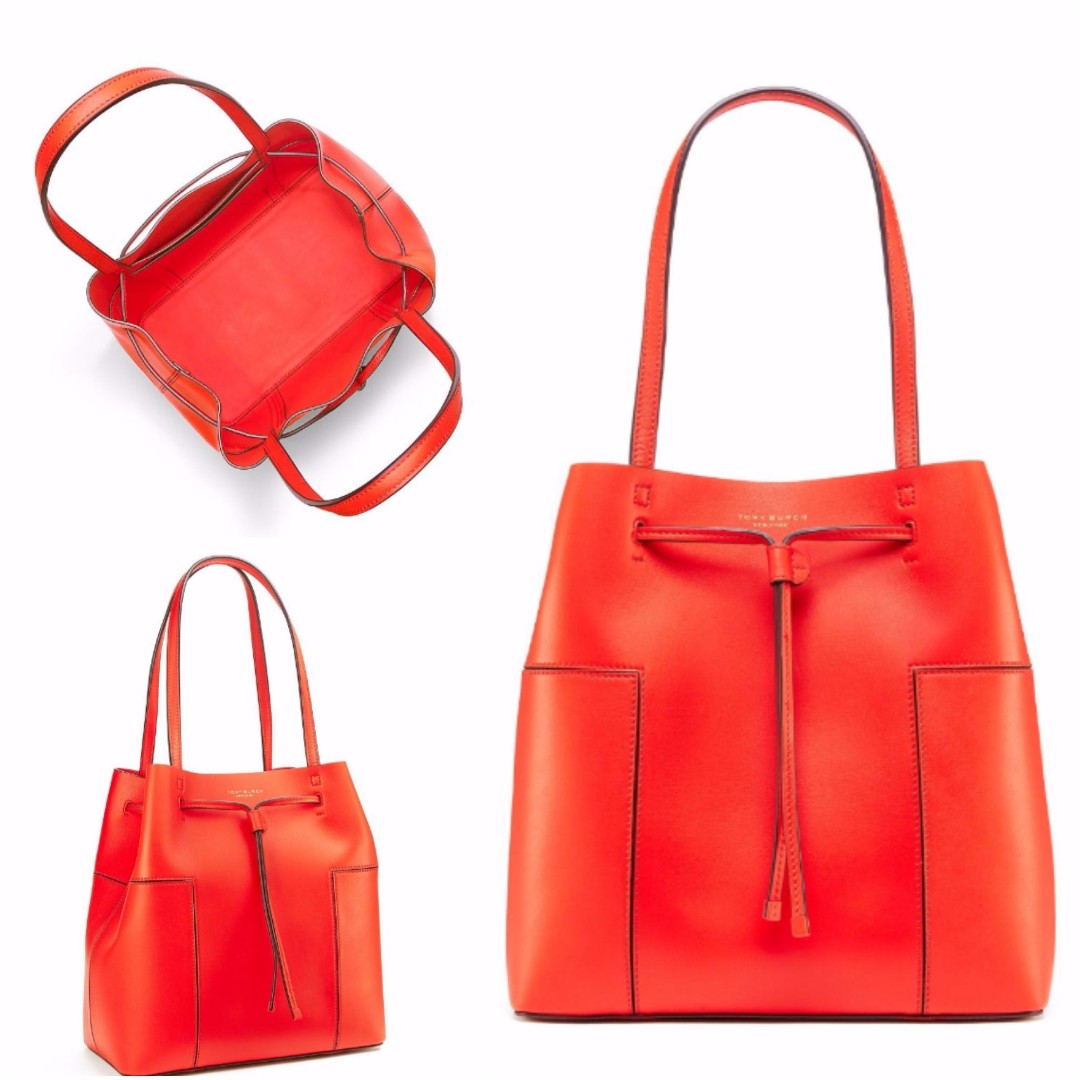 Tory burch block t drawstring tote 2025