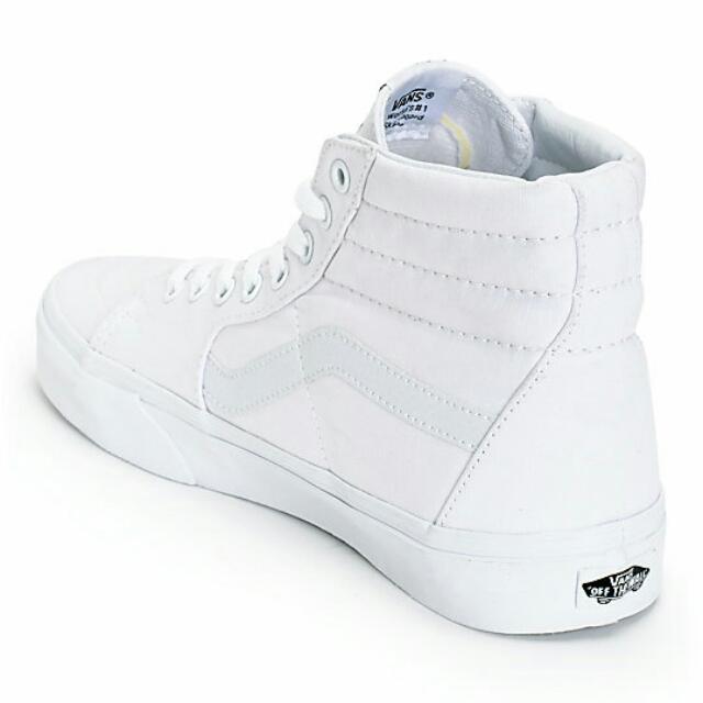 canvas sk8 hi white