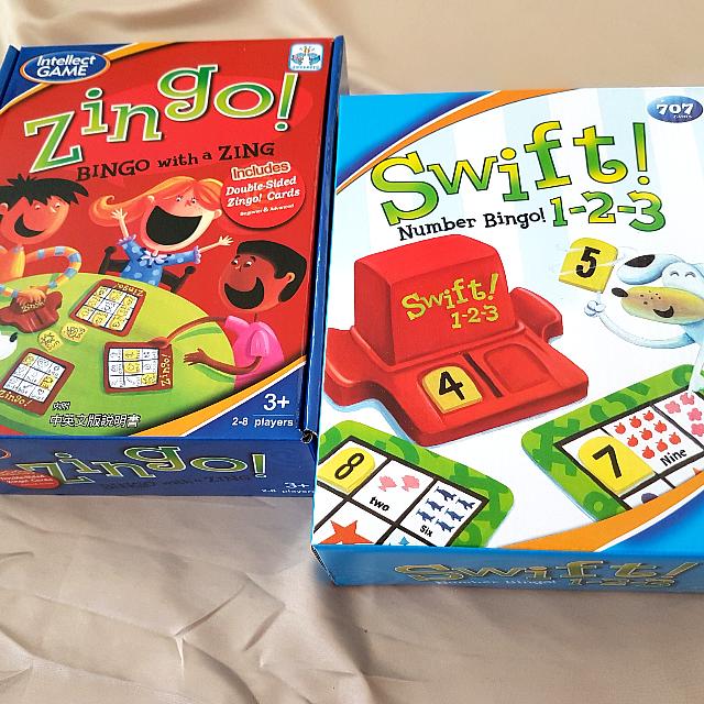 Zingo Bingo With A Zing Zingo Sight Words World Builder Swift Number Bingo Games Time Telling