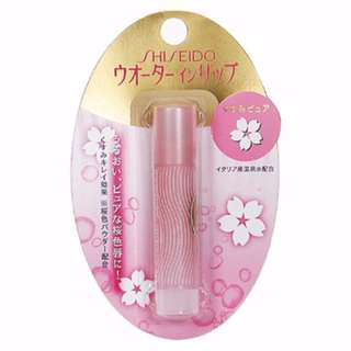 日本藥妝 SHISEIDO 資生堂 櫻花潤色護唇膏 #兩百元彩妝出清