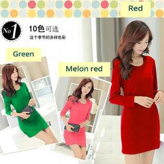 Women Long Sleeve Midi Dress