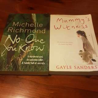 2 Books (No-one You Know & Mummy's Witness