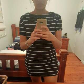 Stripy Mini Dress