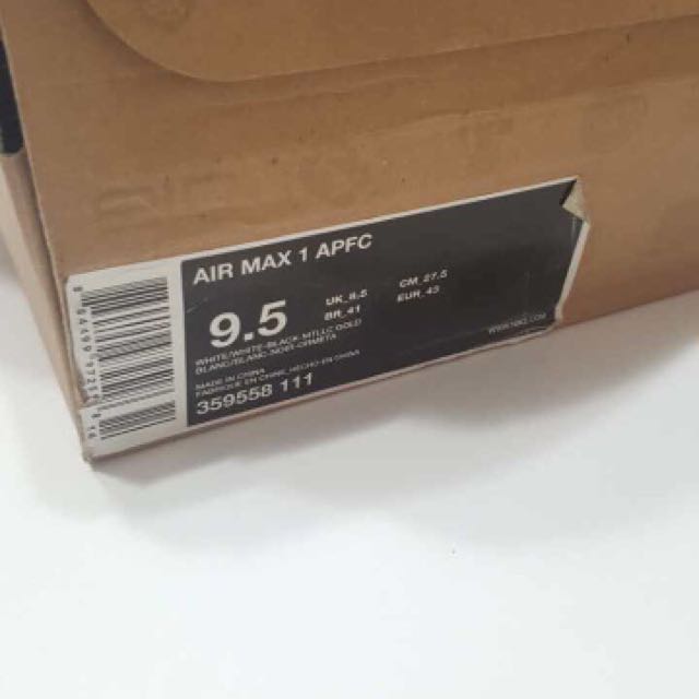 Super Rare Air Max 1 APFC