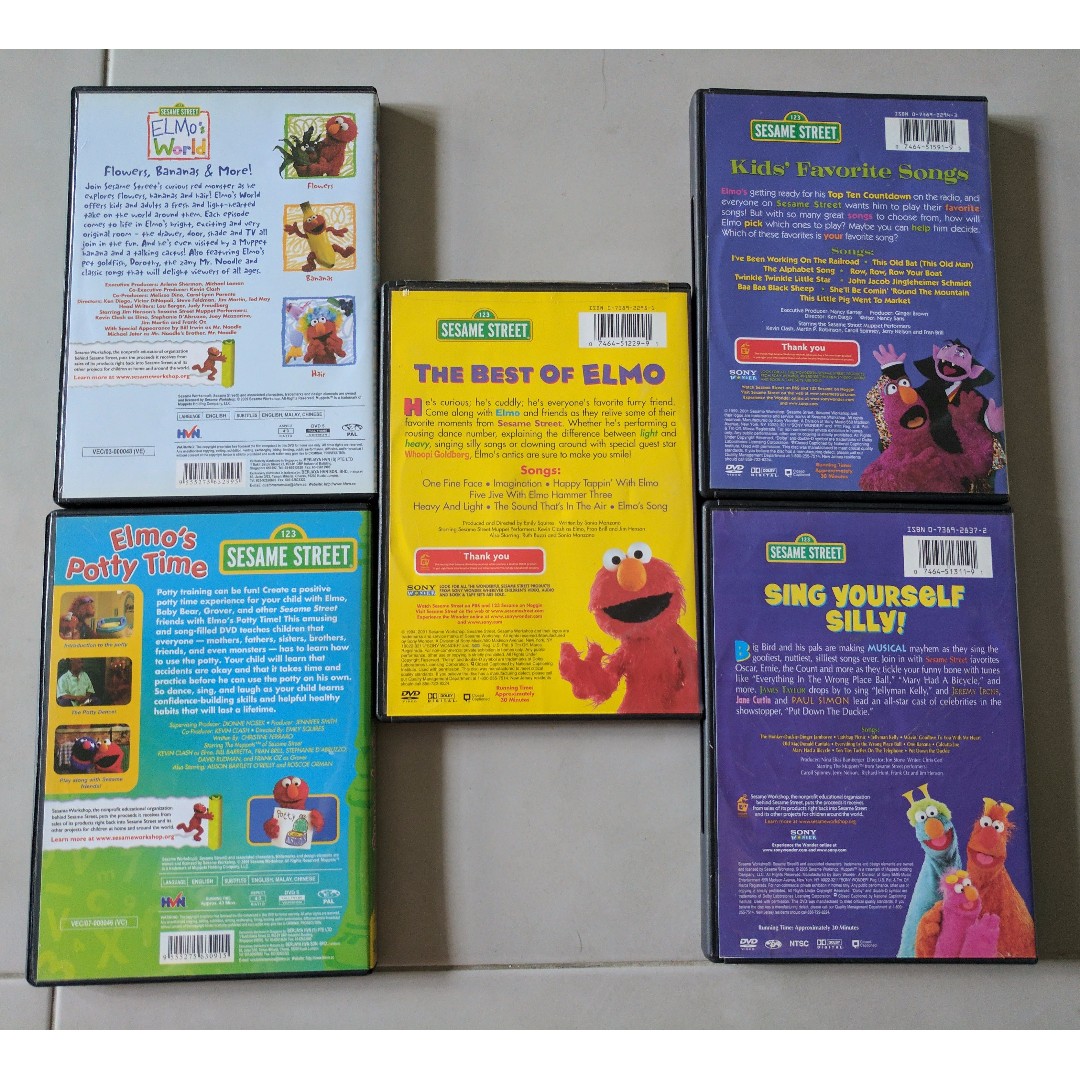 Elmo Sesame Street DVD Collection