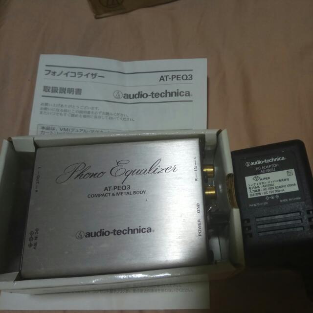 Audio Technica ATPEQ3 Phono Equalizer, Audio, Other Audio Equipment on