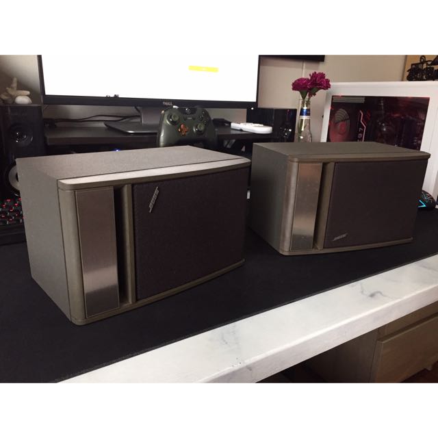 Bose 141 Speakers Full Range Bookshelf Speakers Gray (pair), Audio