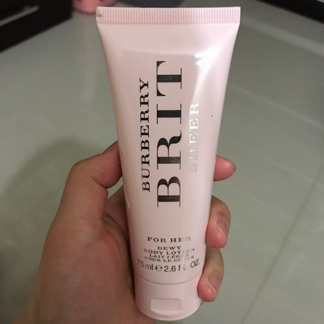 burberry perfumed body lotion