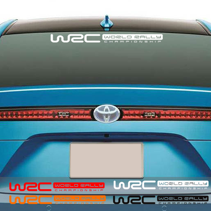 Cutting Sticker Wrc Stiker Body Kaca Kap Mobil Rally Racing Auto